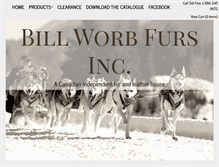 Tablet Screenshot of billworbfurs.com